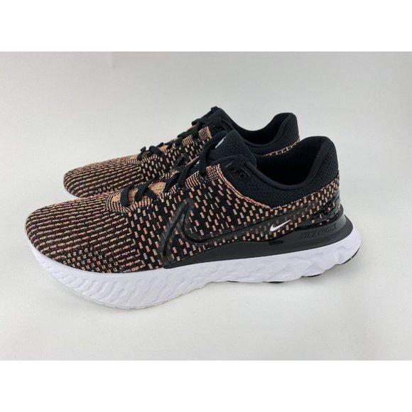 Nike Infinity Run Flyknit 3 Black Mulit Color Men's Size 12.5 Shoes NO SHOE BOX - Picture 6 of 10